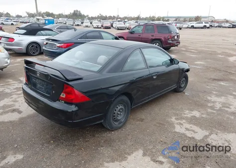 2003 Honda Civic Lx из США, поврежденный, VIN 1HGEM225X3L070897